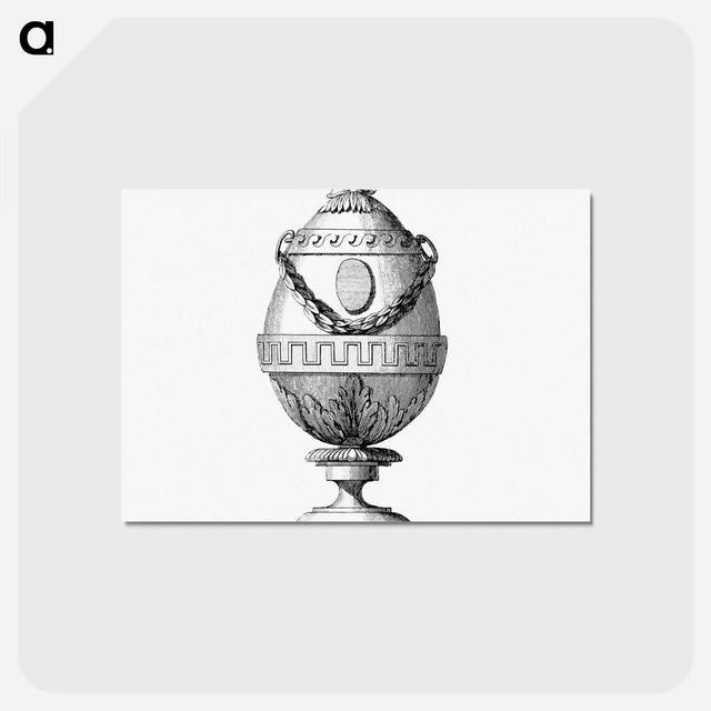 アートポストカード-Fabergé Egg, British Library
 - 大英図書館 Postcard.