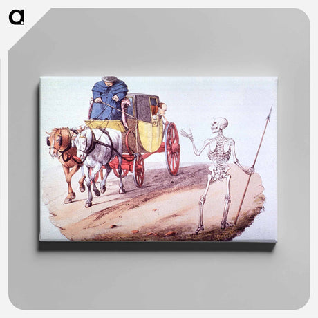 アートパネル-Death and the Passing Coach
 - 国立医学図書館 Canvas.