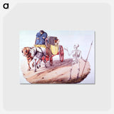 アートポストカード-Death and the Passing Coach
 - 国立医学図書館 Postcard.