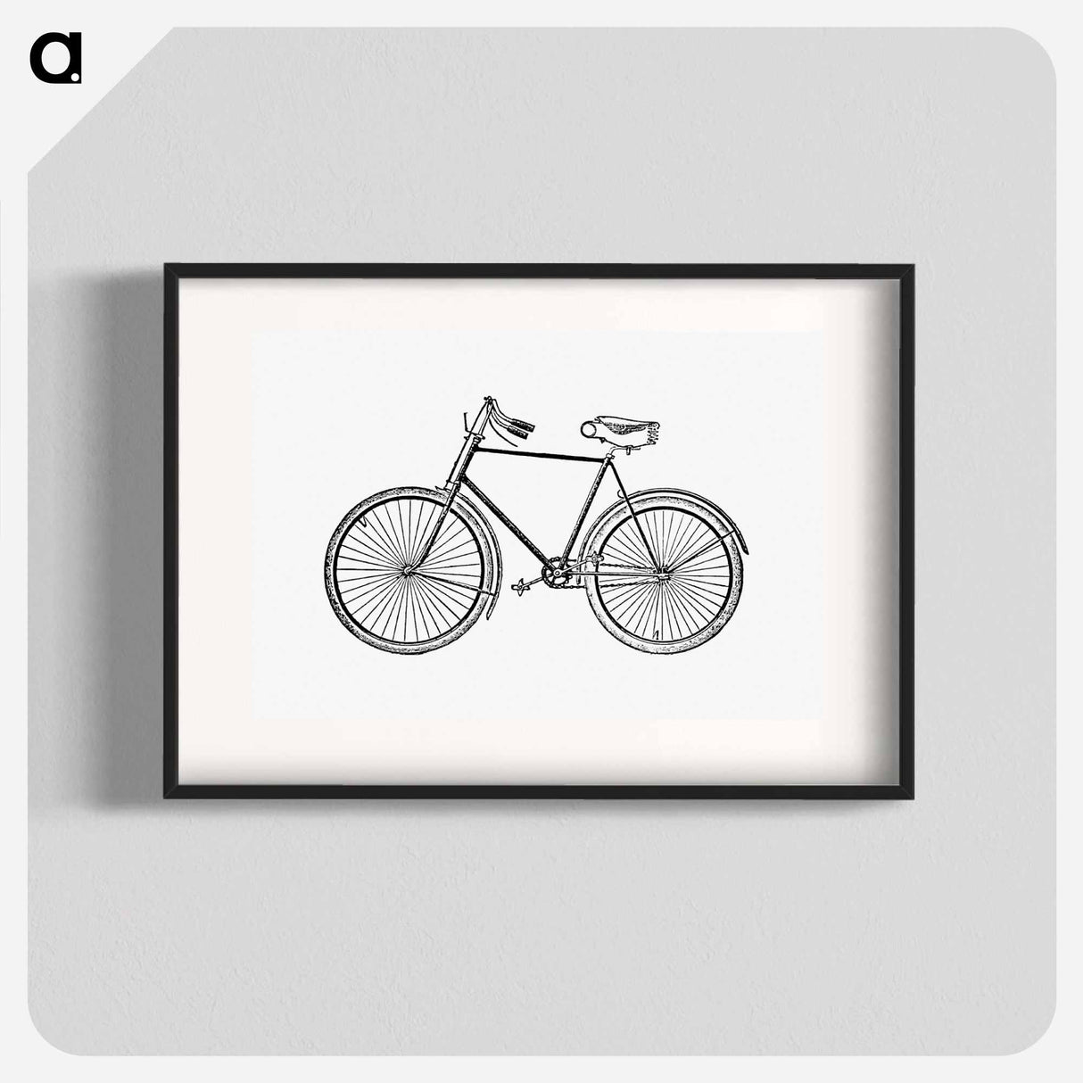 アートポスター-Bicycle Illustration
 - 大英図書館 Poster.