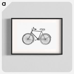 アートポスター-Bicycle Illustration
 - 大英図書館 Poster.