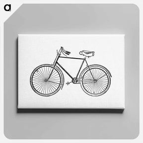 アートパネル-Bicycle Illustration
 - 大英図書館 Canvas.