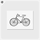 アートポストカード-Bicycle Illustration
 - 大英図書館 Postcard.