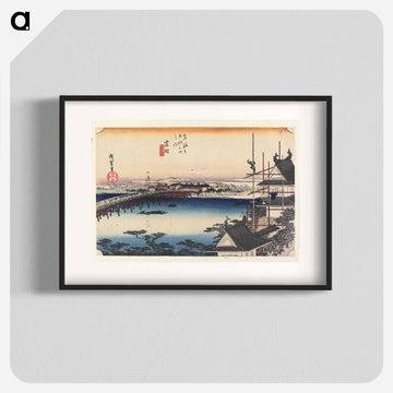 Toyokawa-bashi
 - 歌川 広重 Poster.