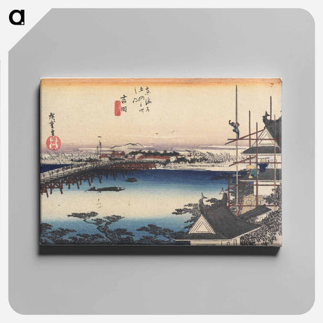 アートパネル-Toyokawa-bashi
 - 歌川 広重 Canvas.