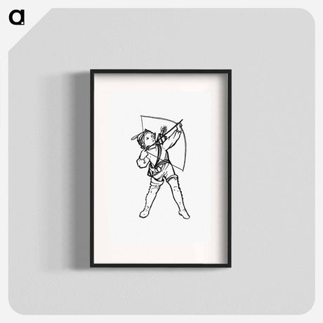 アートポスター-Victorian Boy with Bow and Arrow
 - 大英図書館 Poster.