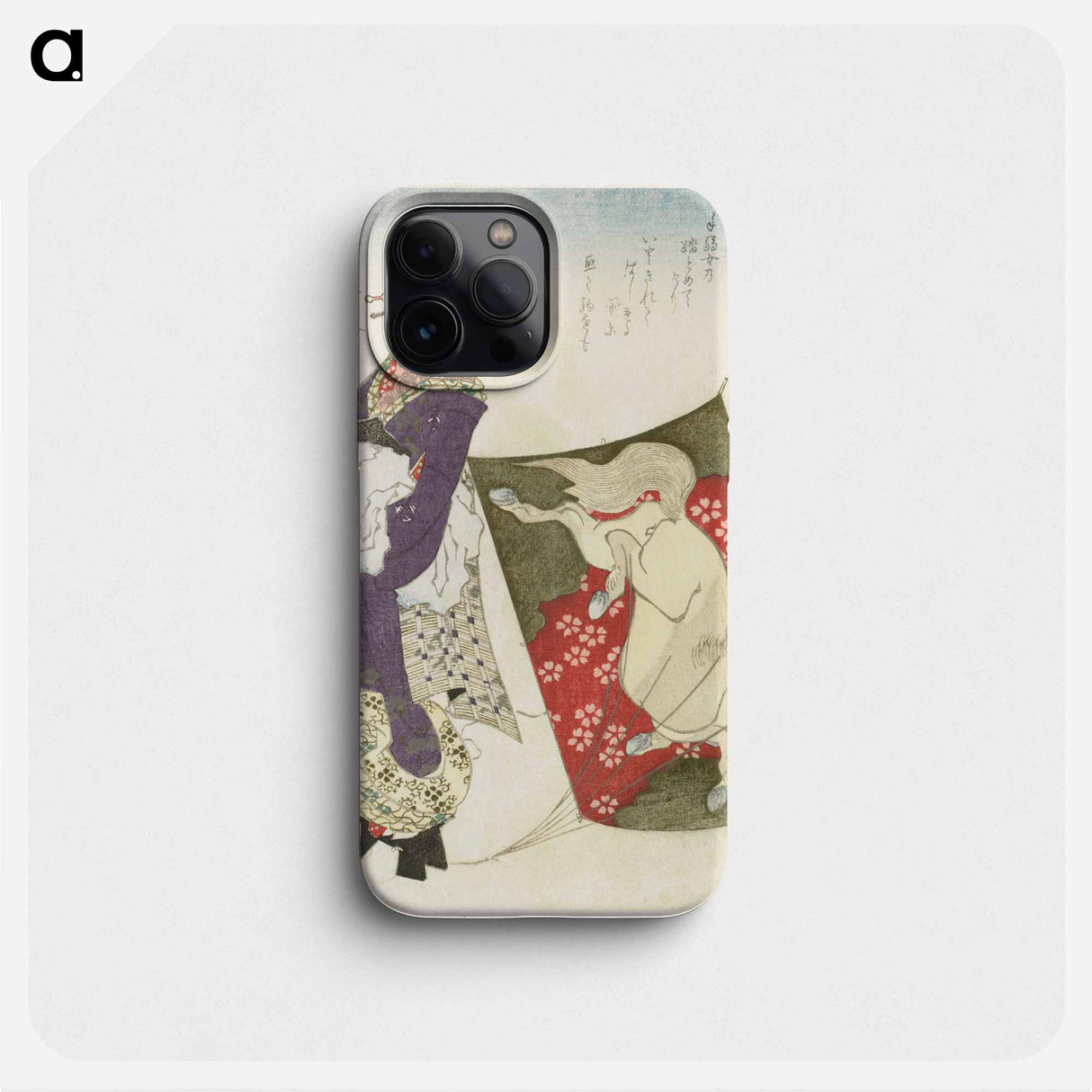 A comparison of Genroku poems and shells - Katsushika Hokusai Phone Case.