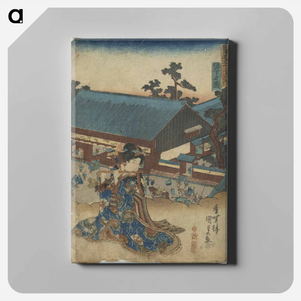 Saka no shita no zu
 - 歌川 国貞 Canvas.