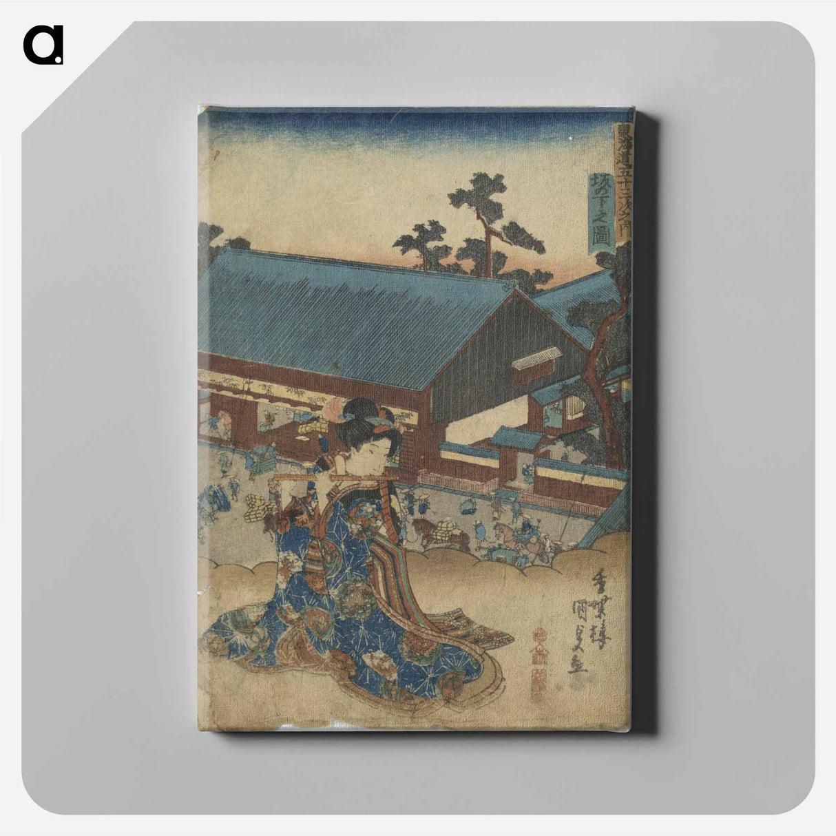 Saka no shita no zu
 - 歌川 国貞 Canvas.