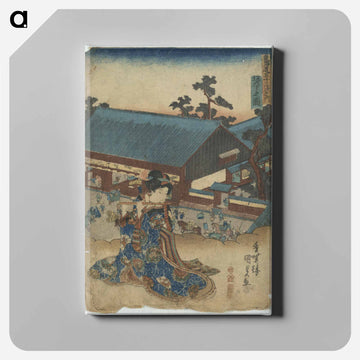 Saka no shita no zu
 - 歌川 国貞 Canvas.