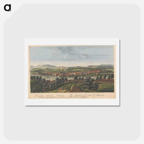 アートポストカード-The Prospect of ye Town of Perth
 - イェール大学アートギャラリー Postcard.