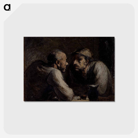 アートポストカード-Two Drinkers
 - バーンズ・コレクション Postcard.