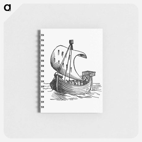 アートメモ帳-Boat Engraving from Chaucer for Children
 - 大英図書館 Memo.