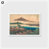 アートポストカード-Dawn at Isawa in Kai Province - 葛飾 北斎 Postcard.