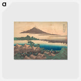 アートポストカード-Dawn at Isawa in Kai Province - 葛飾 北斎 Postcard.
