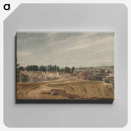 アートパネル-View near Bishopsgate Bridge with Cow Tower, looking towards Mousehold
 - イェール大学アートギャラリー Canvas.