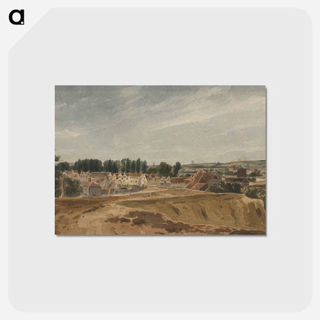 アートポストカード-View near Bishopsgate Bridge with Cow Tower, looking towards Mousehold
 - イェール大学アートギャラリー Postcard.