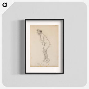 アートポスター-Standing Nude Woman
 - バーンズ・コレクション Poster.
