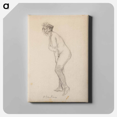 アートパネル-Standing Nude Woman
 - バーンズ・コレクション Canvas.