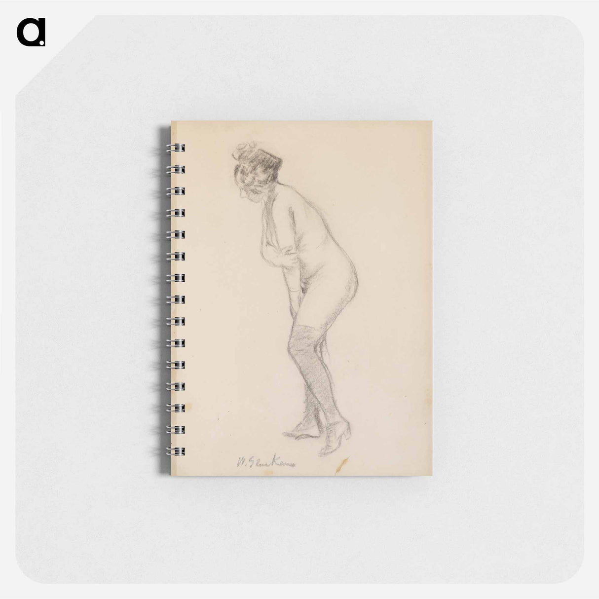 アートメモ帳-Standing Nude Woman
 - バーンズ・コレクション Memo.