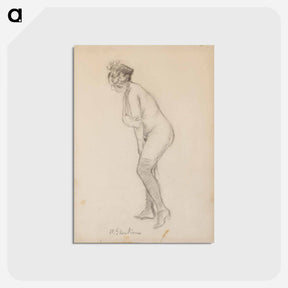 アートポストカード-Standing Nude Woman
 - バーンズ・コレクション Postcard.