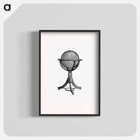 アートポスター-Atlas Engraving from Chambers's Alternative Geography Readers
 - 大英図書館 Poster.