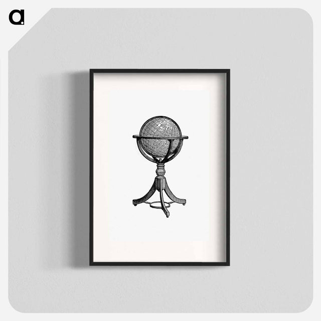 アートポスター-Atlas Engraving from Chambers's Alternative Geography Readers
 - 大英図書館 Poster.