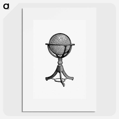 アートポスター-Atlas Engraving from Chambers's Alternative Geography Readers
 - 大英図書館 Poster.