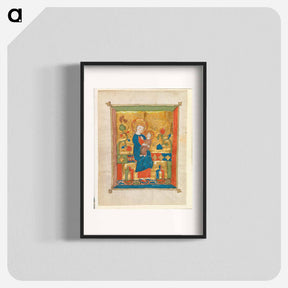 アートポスター-Enthroned Virgin and Child
 - バーンズ・コレクション Poster.