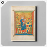 アートパネル-Enthroned Virgin and Child
 - バーンズ・コレクション Canvas.