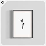 アートポスター-Trumpet Illustration
 - 大英図書館 Poster.