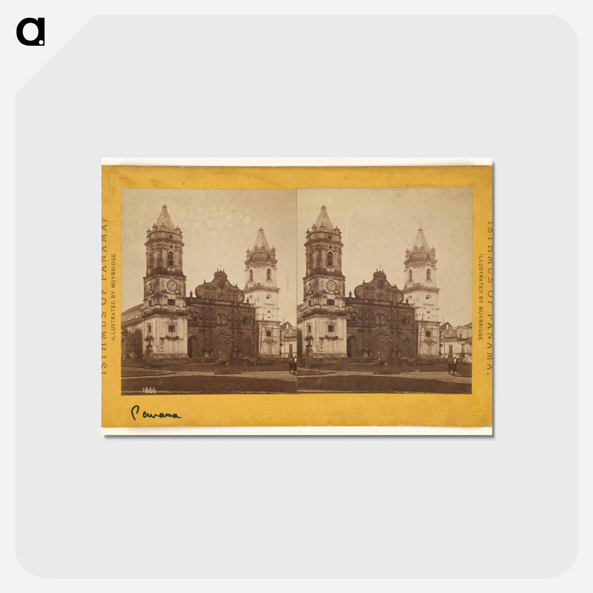 アートポストカード-Cathedral, Panama
 - エドワード マイブリッジ Postcard.
