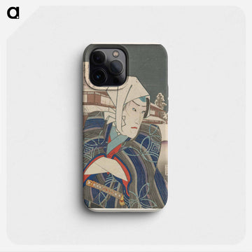 Portrait of a Man in Kimono and Headscarf
 - 歌川 国貞 Phone Case.
