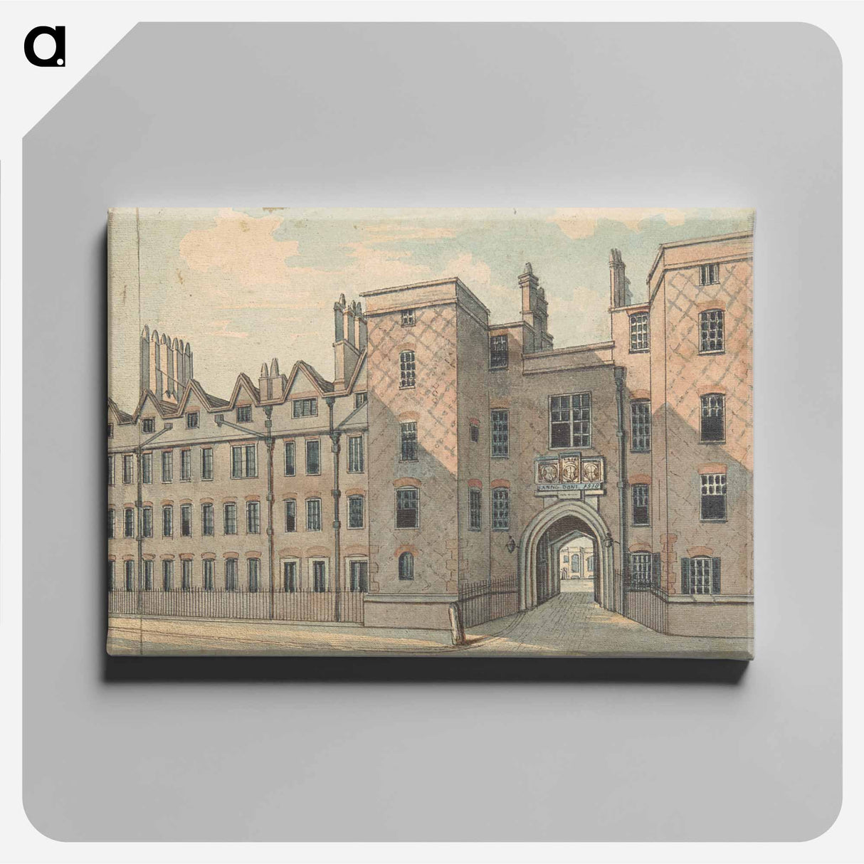 アートパネル-Lincoln's Inn Gate
 - イェール大学アートギャラリー Canvas.