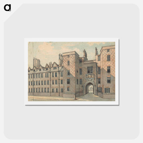 アートポストカード-Lincoln's Inn Gate
 - イェール大学アートギャラリー Postcard.