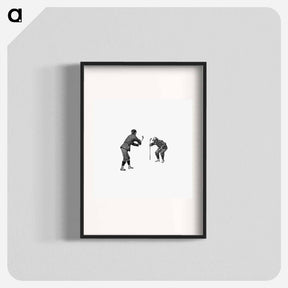 アートポスター-Golfer from Won At The Last Hole
 - 大英図書館 Poster.