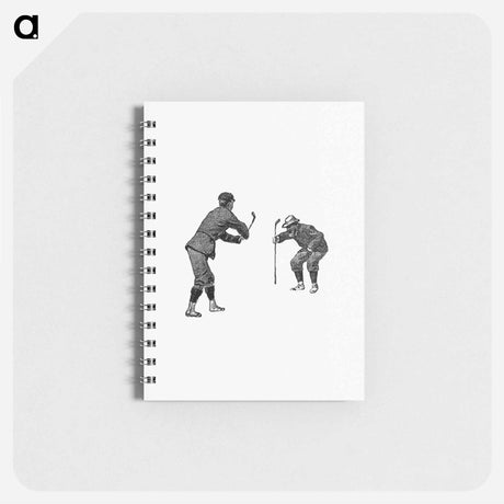 アートメモ帳-Golfer from Won At The Last Hole
 - 大英図書館 Memo.