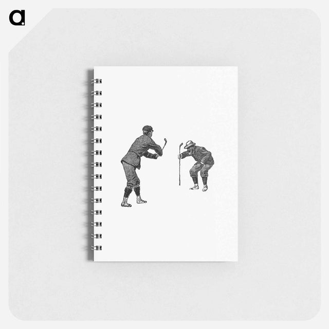 アートメモ帳-Golfer from Won At The Last Hole
 - 大英図書館 Memo.
