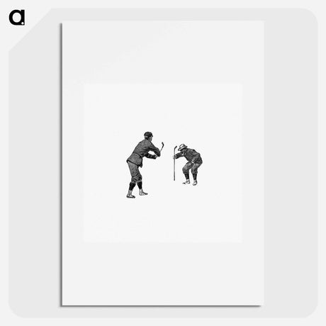 アートポスター-Golfer from Won At The Last Hole
 - 大英図書館 Poster.