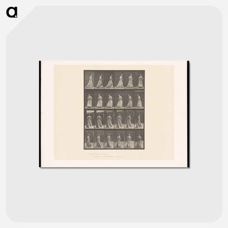 アートポストカード-Woman Pacing
 - エドワード マイブリッジ Postcard.