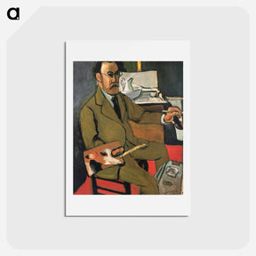 アートポストカード-Self Portrait - アンリ マティス Postcard.