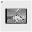 アートポストカード-Old Church at Holman, New Mexico
 - ラッセル リー Postcard.