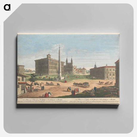 アートパネル-The Place and Church of St. John de Lateran at Rome
 - イェール大学アートギャラリー Canvas.