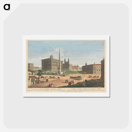 アートポストカード-The Place and Church of St. John de Lateran at Rome
 - イェール大学アートギャラリー Postcard.