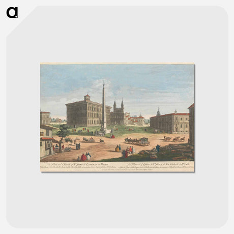 アートポストカード-The Place and Church of St. John de Lateran at Rome
 - イェール大学アートギャラリー Postcard.