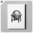 アートパネル-European Atlas Engraving
 - 大英図書館 Canvas.