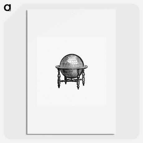 アートポスター-European Atlas Engraving
 - 大英図書館 Poster.