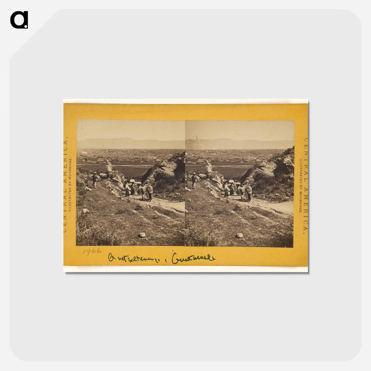 アートポストカード-Quezaltenango, from the Amolongo Trail
 - エドワード マイブリッジ Postcard.