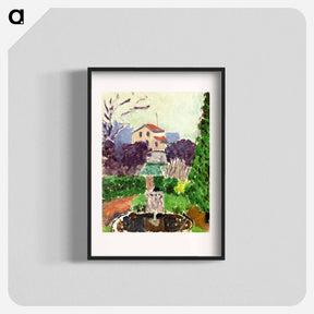 アートポスター-The Artist's Garden at Issy les Moulineaux - アンリ マティス Poster.