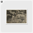 アートポストカード-Hokusai's the brothers Kasyapa fight against Satan through occult power - 葛飾 北斎 Postcard.